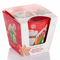 8.5cm Scented Christmas Candle- Gingerbread Cookies  image