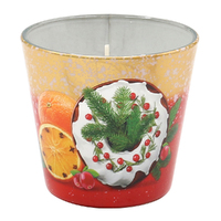 8.5cm Scented Christmas Candle- Holiday Cakes image