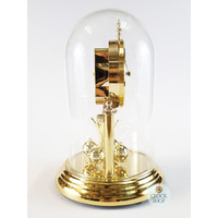 23cm Gold Anniversary Clock With Silver Dial By HALLER image