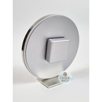 19cm Silver & White Battery Table Clock By HERMLE image