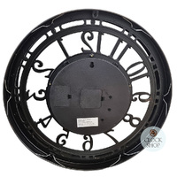 50cm Norris Black Moving Gear Clock By COUNTRYFIELD image