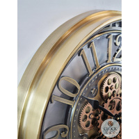 50cm Norris Bronze Moving Gear Clock By COUNTRYFIELD image