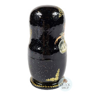 Ballerina Russian Dolls- Black 11cm (Set Of 5) image