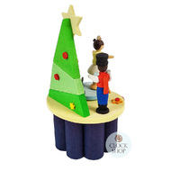 Wooden Hand Crank Christmas Nutcracker Music Box (Dance Of The Sugar Plum Fairy- Tchaikovsky) image
