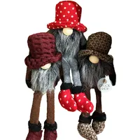 27cm Felt Gnome In Oversized Hat- Assorted Colours image