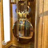Light Oak Grandfather Clock With Westminster Chime By HERMLE image