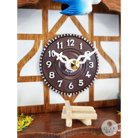 Tudor House Battery Chalet Clock With Seesaw 15cm By TRENKLE image