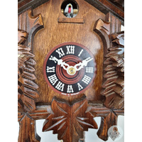 Goat & Marmot 1/4 Hour 1 Day Mechanical Carved Cuckoo Clock 28cm By TRENKLE image