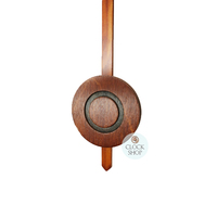 Walnut 8 Day Mechanical Modern Chalet Cuckoo Clock 25cm By ROMBA image