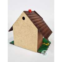 14cm Chalet Weather House Tudor Style By TRENKLE image