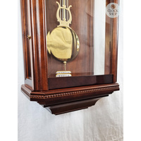 97cm Walnut 8 Day Mechanical Regulator Wall Clock With Piano Finish By AMS image