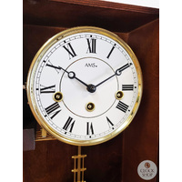 53cm Walnut 8 Day Mechanical Chiming Wall Clock By AMS image