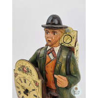 35cm Whistling Clock Peddler Table Clock By ROMBA image