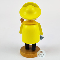 10cm Yellow Fisherman German Incense Burner By Richard Glässer image