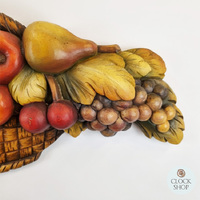 Hand Carved Fruit Bowl Medley By Thomas Eyring image