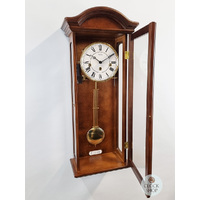 64cm Walnut 8 Day Mechanical Chiming Wall Clock By AMS image