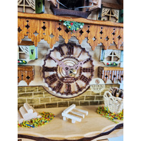 Black Forest Battery Chalet Cuckoo Clock 22cm By Trenkle image