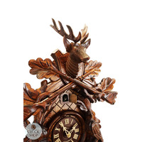 Before The Hunt 8 Day Mechanical Carved Cuckoo Clock 59cm By SCHWER image