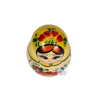 Kirov Russian Dolls- Yellow Scarf & Red Dress 10cm (Set Of 5) image