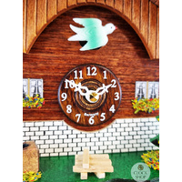 Forest Cabin Battery Chalet Kuckulino With Deer 15cm By TRENKLE image