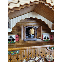 Beer Drinker & Maid Battery Chalet Cuckoo Clock 29cm By TRENKLE image