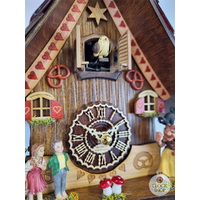 Hansel & Gretel Battery Chalet Cuckoo Clock 24cm By TRENKLE image