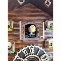 Heidi House Battery Chalet Cuckoo Clock With Moving Goats 22cm By TRENKLE image