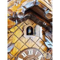 Owls 8 Day Mechanical Carved Cuckoo Clock 46cm By SCHWER image