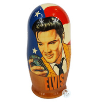 Elvis Russian Dolls- Brown 11cm (Set Of 5) image