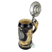 Deutschland Beer Stein With Pewter Eagle & Gold Eagle Handle 0.4L By KING image