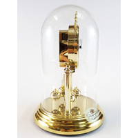 23cm Gold Anniversary Clock With Victorian Era Painting By HALLER image