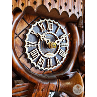 Before The Hunt Battery Carved Cuckoo Clock With Dancers 44cm By TRENKLE image