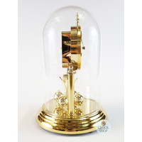 23cm Gold Anniversary Clock With Silver Dial & Westminster Chime By HALLER image
