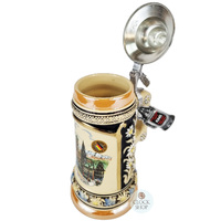 München Beer Stein With Edelweiss Alpine Flower 0.5L By KING image
