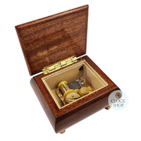 Wooden Music Box With Inlay Instruments (Mozart- A Little Night Music) image