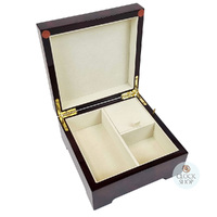 Wooden Musical Jewellery Box - Café Terrace at Night By Van Gogh (Debussy- Clair De Lune) image