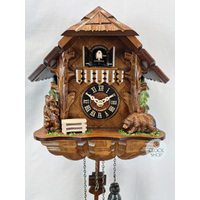 Bears Battery Chalet Cuckoo Clock 25cm By ENGSTLER image