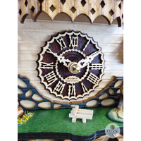 Bears Battery Chalet Cuckoo Clock With Dancers 27cm By TRENKLE image