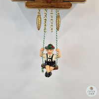 Black Forest Battery Chalet Kuckulino With Swinging Doll 16cm By TRENKLE image