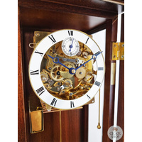 60cm Walnut 8 Day Mechanical Triple Chime Wall Clock By AMS image