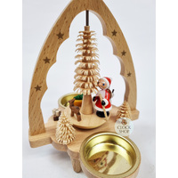 20cm Santa & Snowman Christmas Pyramid By Richard Glässer image