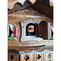 Wood Chopper 1 Day Mechanical Chalet Cuckoo Clock 27cm By ENGSTLER image