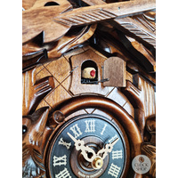 Before The Hunt 8 Day Mechanical Carved Cuckoo Clock 40cm By ENGSTLER image