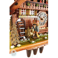 Clock Maker's Workshop 8 Day Mechanical Chalet Cuckoo Clock With Dancers 55cm By HÖNES image