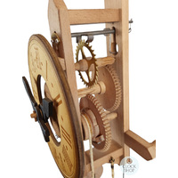 18th Century Antique Replica Mechanical Wooden Gear Clock 19cm By HÖNES image