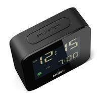 6cm Black Digital Travel Alarm Clock By BRAUN image