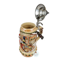 Santa Claus In Sleigh Christmas Beer Stein 0.5L By KING image