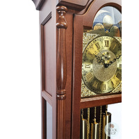 211cm Walnut Grandfather Clock With Westminster Chime & Moon Dial By AMS image