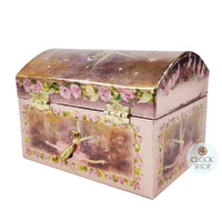 Purple Ballerina Musical Jewellery Chest With Dancing Ballerinas (Tchaikovsky- Swan Lake) image