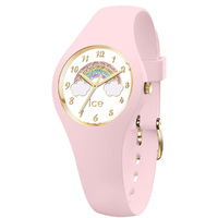 28mm Fantasia Collection Pink & Gold Youth Watch With Rainbow Dial By ICE-WATCH image